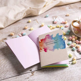 Petit carnet en papier recyclé Arc en Ciel